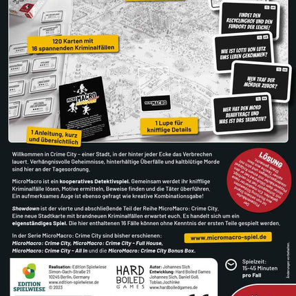 MicroMacro: Crime City 4 – Showdown (Edition Spielwiese)