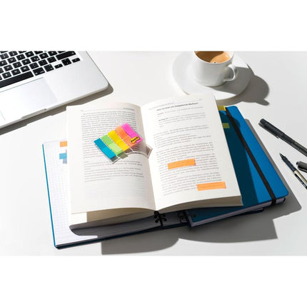 Post-it® Index Haftstreifen, Mini, 11,9 mm x 43,2 mm, 100 Haftstreifen/Spender