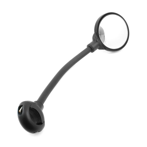 System-S Fahrrad Rückspiegel mit Fischauge fisheye Spiegel 8 cm Durchmesser