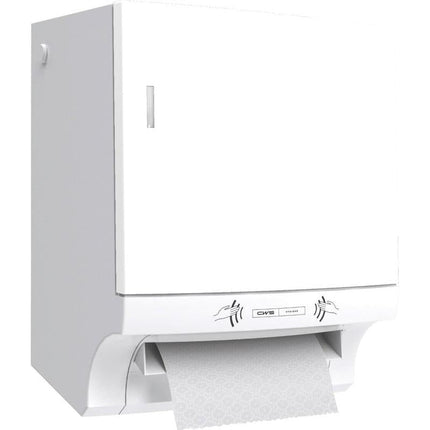 CWS ParadiseLine Papierhandtuchrollenspender Paperroll NT inklusive Panel Weiß | 1 Stück