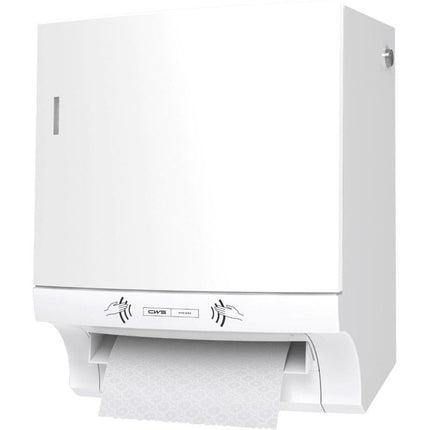 CWS ParadiseLine Papierhandtuchrollenspender Paperroll NT inklusive Panel Weiß | 1 Stück