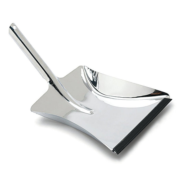 Nölle Profi Brush Kehrschaufel, 38x24 cm, Edelstahl rostfrei mit Lippe | 1 Stück
