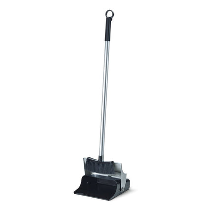 Nölle Profi Brush Langstiel-Kehrset mit Klapp-Schaufel, grau 113 cm | 1 Stück