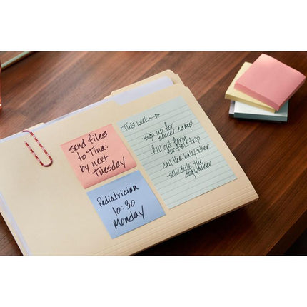Post-it® Recycling Z-Notes, 76 mm x 76 mm, 100 Blatt/Block, 100% PEFC