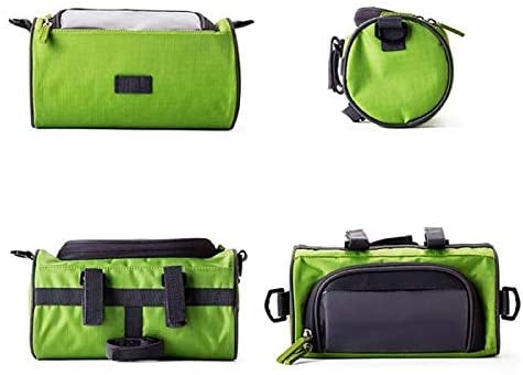 SYSTEM-S 2in1 Lenkertasche Fahrradhalterung Fahrradtasche Schultertasche Schutzhülle für 4,8 Zoll inch Geräte Smartphones