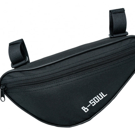 SYSTEM-S Fahrrad Tasche wasserfest Dreiecktasche Rahmentasche Triangeltasche Schwarz