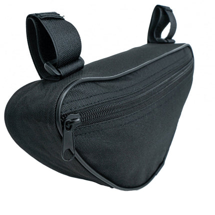 SYSTEM-S Fahrrad Tasche wasserfest Dreiecktasche Rahmentasche Triangeltasche Schwarz