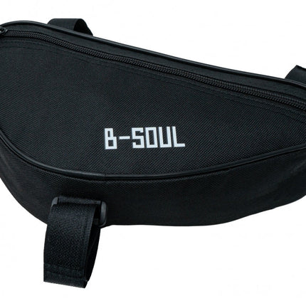 SYSTEM-S Fahrrad Tasche wasserfest Dreiecktasche Rahmentasche Triangeltasche Schwarz