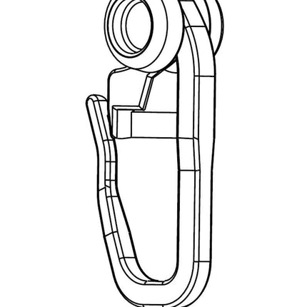 100 Gardinenröllchen, Rollringe, Universalhaken, Gardinengleiter - Leise und Effiziente Gleiter für Innenlaufschienen und -stangen | Made in Germany | Ø8mm x 8mm x 27mm 20231000