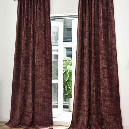 2er Set Vorhänge Chenille Jacquard »RIGA« mit Multiband-Aufhängung Luxuriöser Stil für Ihr Zuhause 2023500-2