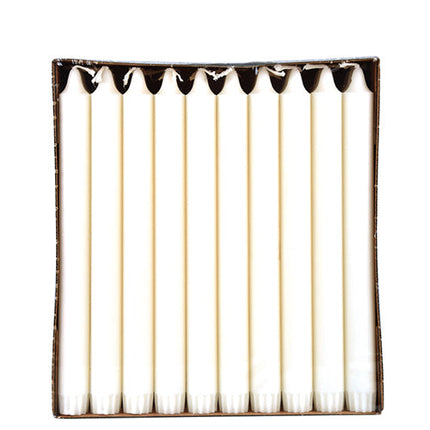 PAPSTAR 30 Kronkerzen Ø 2,2 cm weiss aus 100 % Stearin