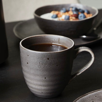 Kaffeebecher Rustic dunkelgrau