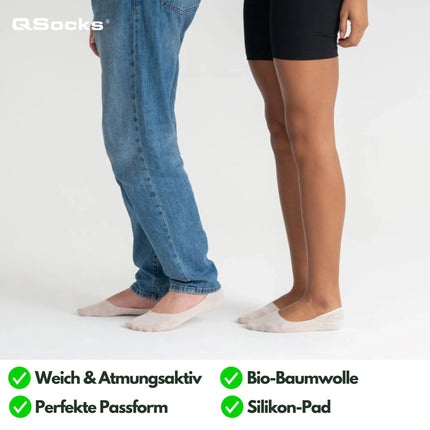 Ballerina Socken für Damen und Herren 6X Paar