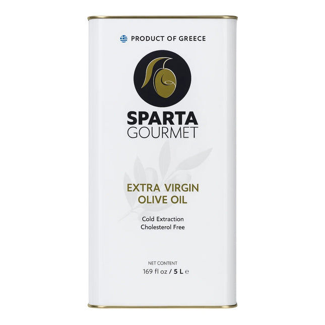 Griechisches Olivenöl Extra Nativ 5L – Sparta Gourmet, kaltgepresst aus Peloponnes