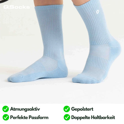 Sportsocken gepolstert für Damen und Herren 4X Paar