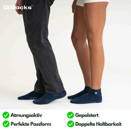 Gepolstert kurze Knöchel Socken für Damen und Herren 6X Paar