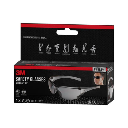 3M™ Virtua™ AP Schutzbrille, graues Glas | Packung (1 Stück)