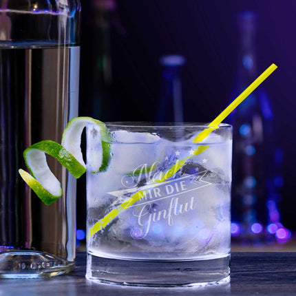 SEO. 4er Set Montana GIN - Gläser - Party - Set - Verschiedene GIN - Sprüche - GIN - Liebhaber - Linkreich