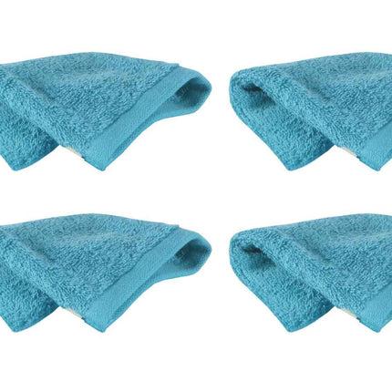 4er Set Waschhandschuhe Frottee »Montreal« 500 g/m² 100% Bio Baumwolle Made in Green 2020100-4er
