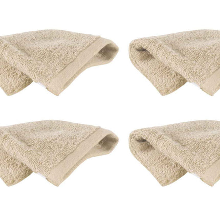 4er Set Waschhandschuhe Frottee »Montreal« 500 g/m² 100% Bio Baumwolle Made in Green 2020100-4er