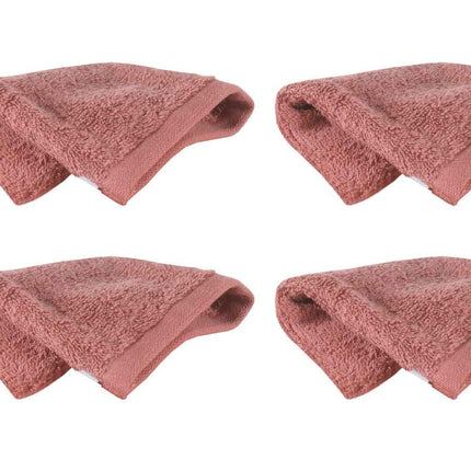 4er Set Waschhandschuhe Frottee »Montreal« 500 g/m² 100% Bio Baumwolle Made in Green 2020100-4er