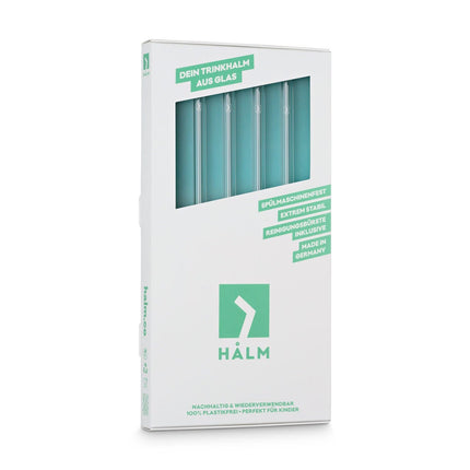 4x 23cm (Gerade) Glasstrohhalme inkl. kleiner orangen Tasche für Reise oder Transport (Glastrinkhalme) kaufen bei Linkreich – Jetzt entdecken!