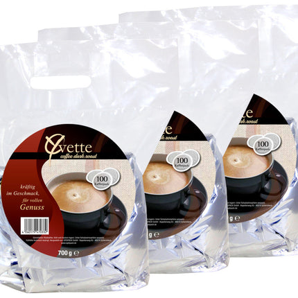 300 Kaffeepads Dark 12x 25er Beutel Yvette