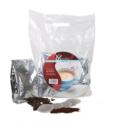 300 Kaffeepads Mild 12x 25er Beutel Yvette