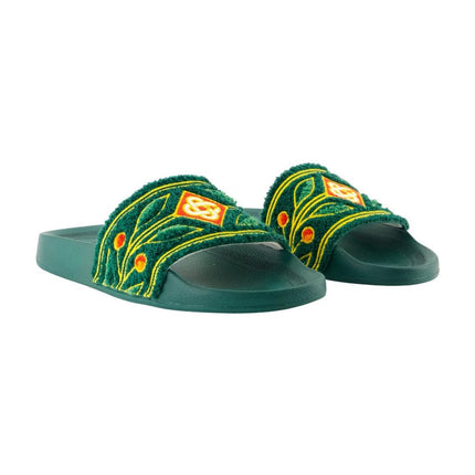 Terry Sandalen - Casablanca - Kunstleder - Grün