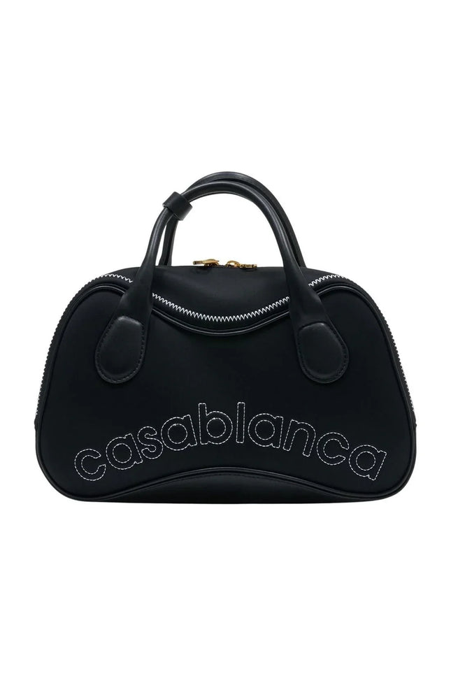 Bowling Mini Handtasche - Casablanca - Leder - Schwarz
