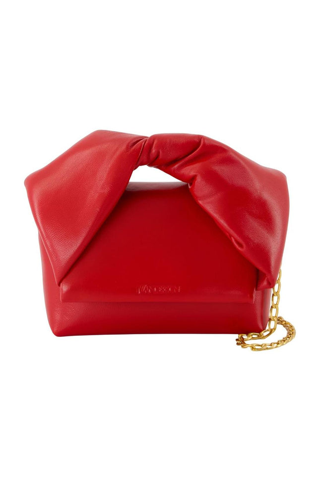 Small Twister Schultertasche - J.W. Anderson - Leder - Rot