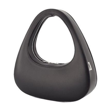 Baguette Swipe Schultertasche - Coperni - Leder - Schwarz
