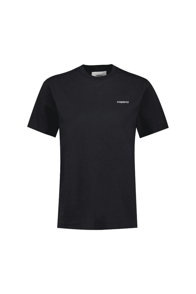Boxy Logo T-Shirt - Coperni - Baumwolle - Schwarz