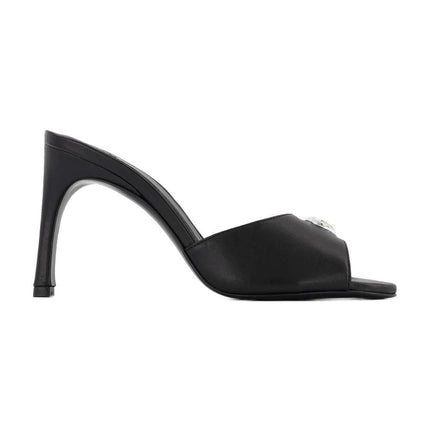 Logo Mules - Coperni - Black - Leather