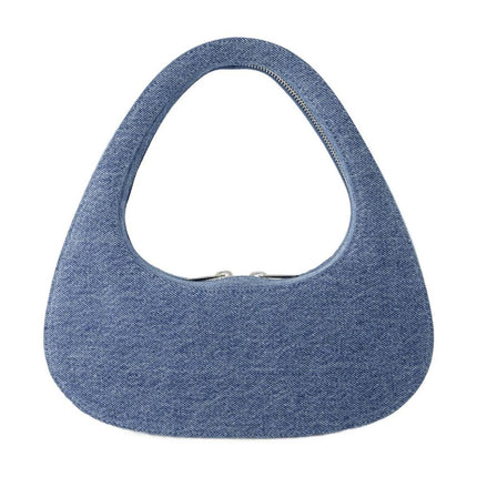 Baguette Tasche Swipe - Coperni - Canvas - Verwaschenes Blau