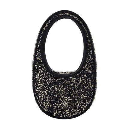 Mini Swipe Handtasche - Coperni - Synthetik - Schwarz/Silber