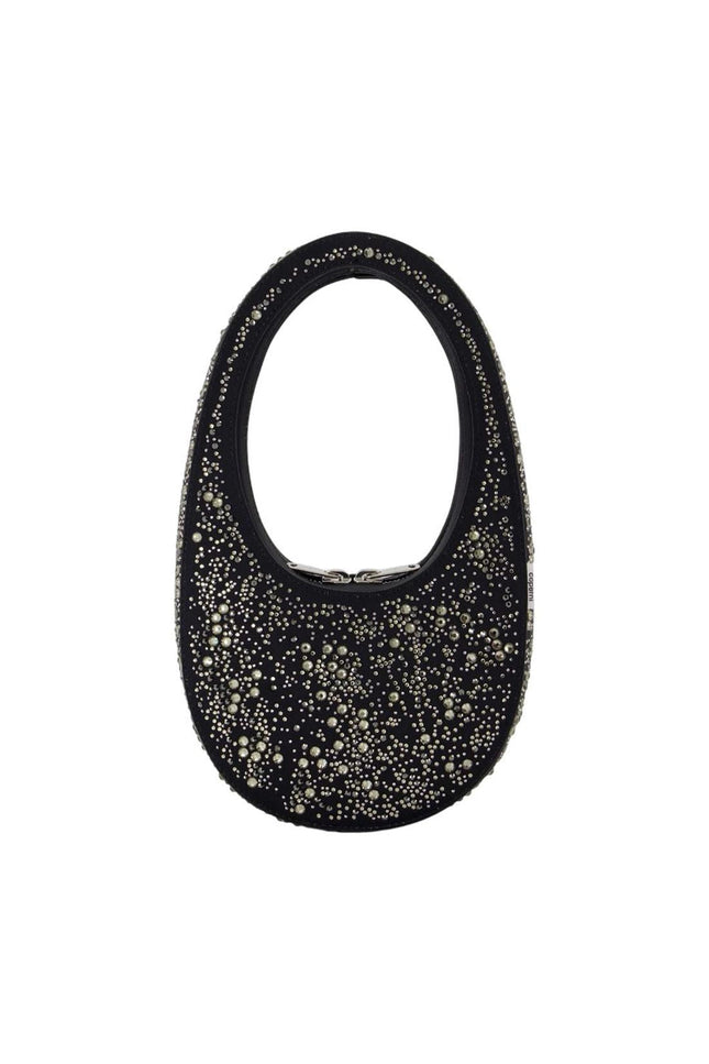 Mini Swipe Handtasche - Coperni - Synthetik - Schwarz/Silber