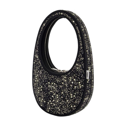 Mini Swipe Handtasche - Coperni - Synthetik - Schwarz/Silber