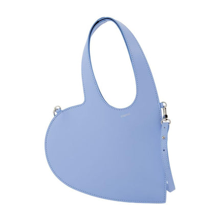 Baby Heart Schultertasche - Coperni - Leder - Blau
