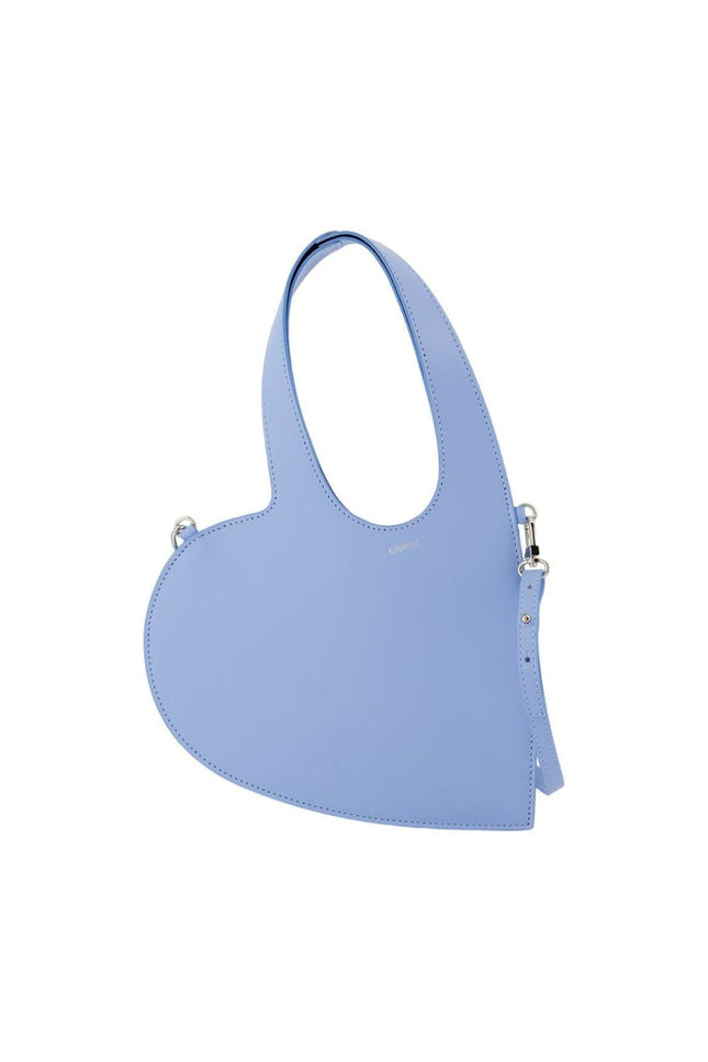 Baby Heart Schultertasche - Coperni - Leder - Blau