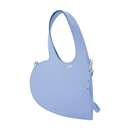 Baby Heart Schultertasche - Coperni - Leder - Blau