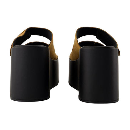 Patch Sandalen - Coperni - Leder - Schwarz/Braun