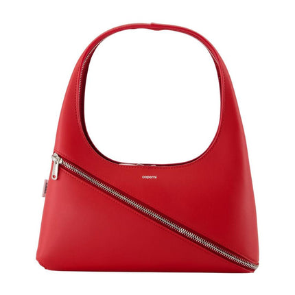 Zip Handtasche - Coperni - Leder - Rot