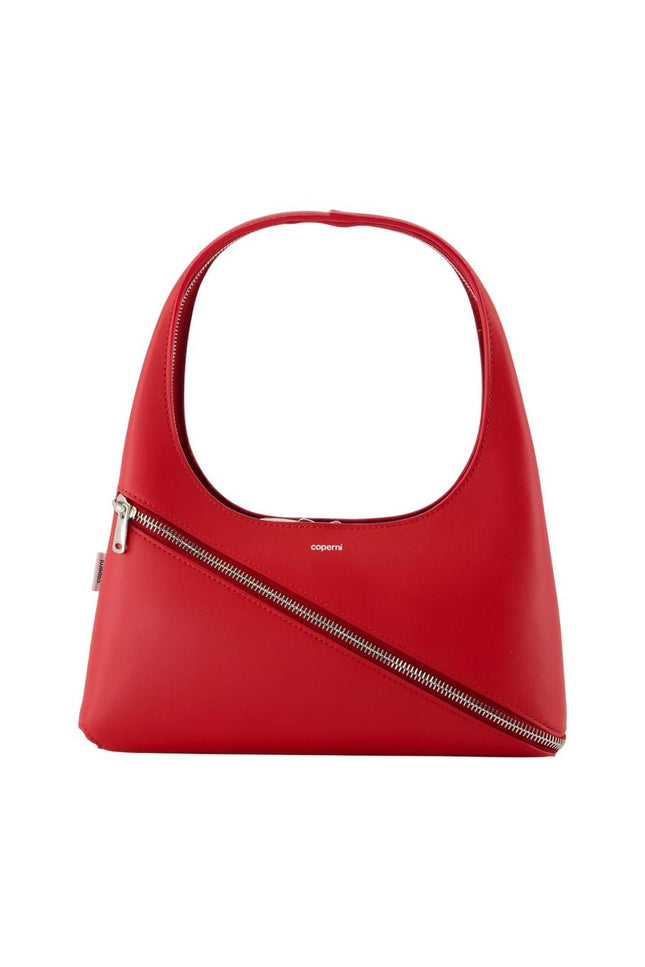 Zip Handtasche - Coperni - Leder - Rot