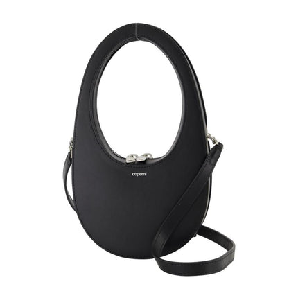 Mini Swipe Handtasche - Coperni - Leder - Schwarz