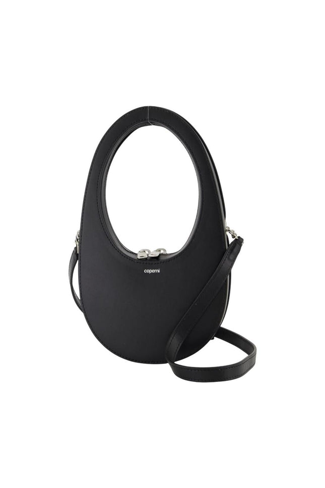 Mini Swipe Handtasche - Coperni - Leder - Schwarz