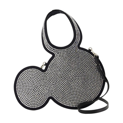 Mini Mickey Schultertasche - Coperni x Disney - Satin - Schwarz