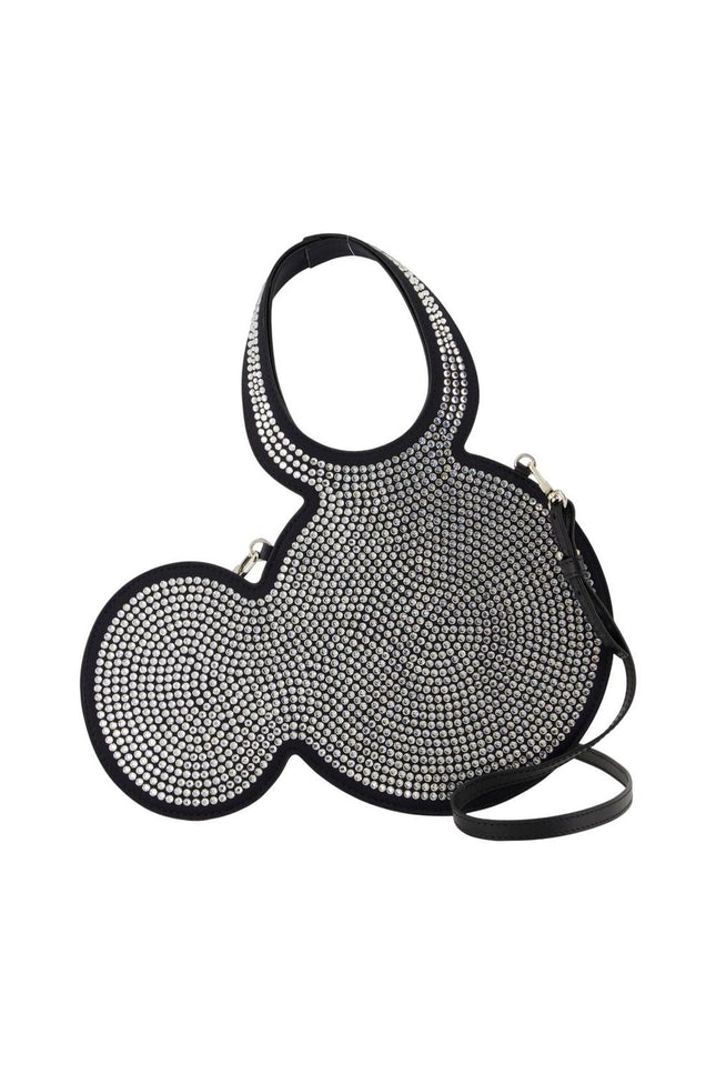 Mini Mickey Schultertasche - Coperni x Disney - Satin - Schwarz