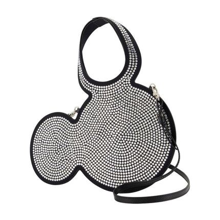 Mini Mickey Schultertasche - Coperni x Disney - Satin - Schwarz