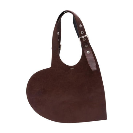 Belt Heart Tote Bag - Coperni - Leder - Braun